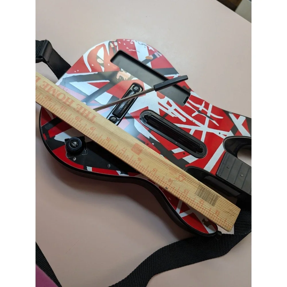Van Halen Frankenstrat Guitar Hero Faceplate Guitar Van Halen Nintendo Wii PS